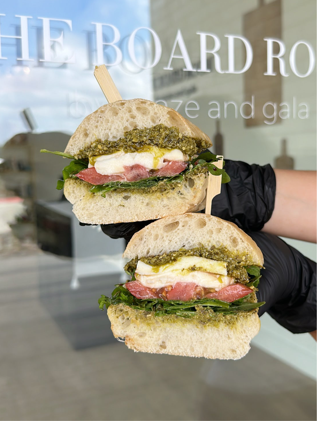 Caprese Sandwich Platter