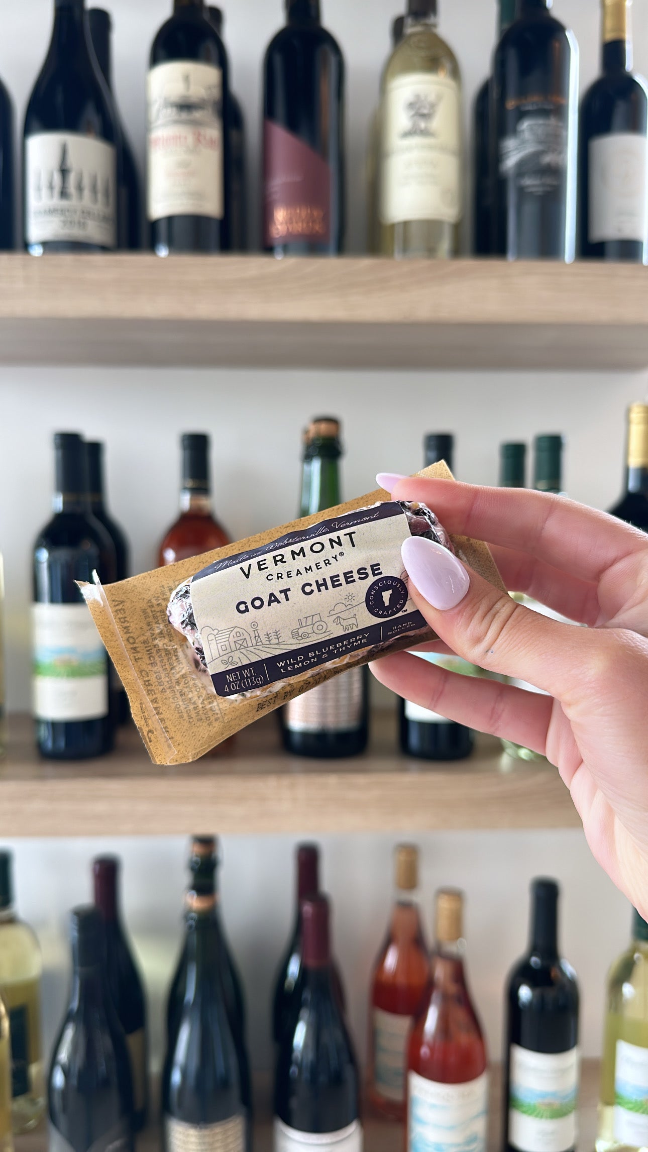 Vermont Creamery Blueberry, Lemon, & Thyme Goat Cheese