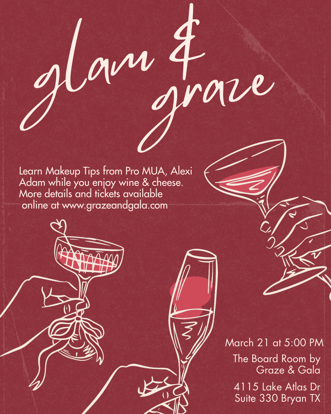 Glam & Graze - Interactive Makeup Workshop