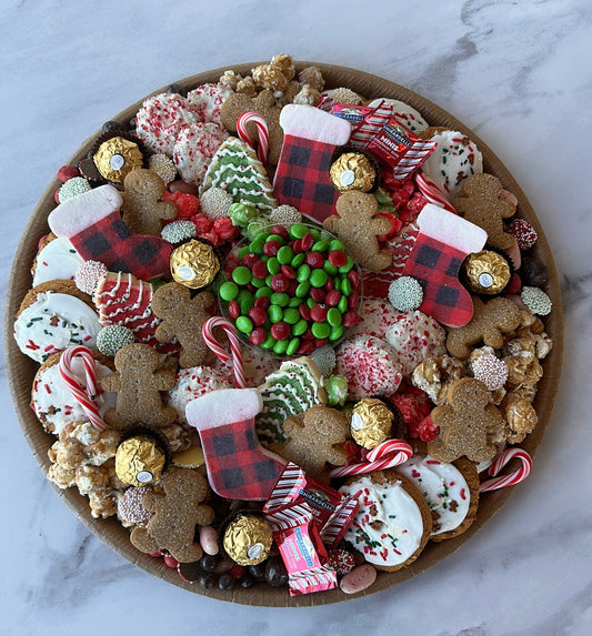 Christmas Candy and Dessert Tray